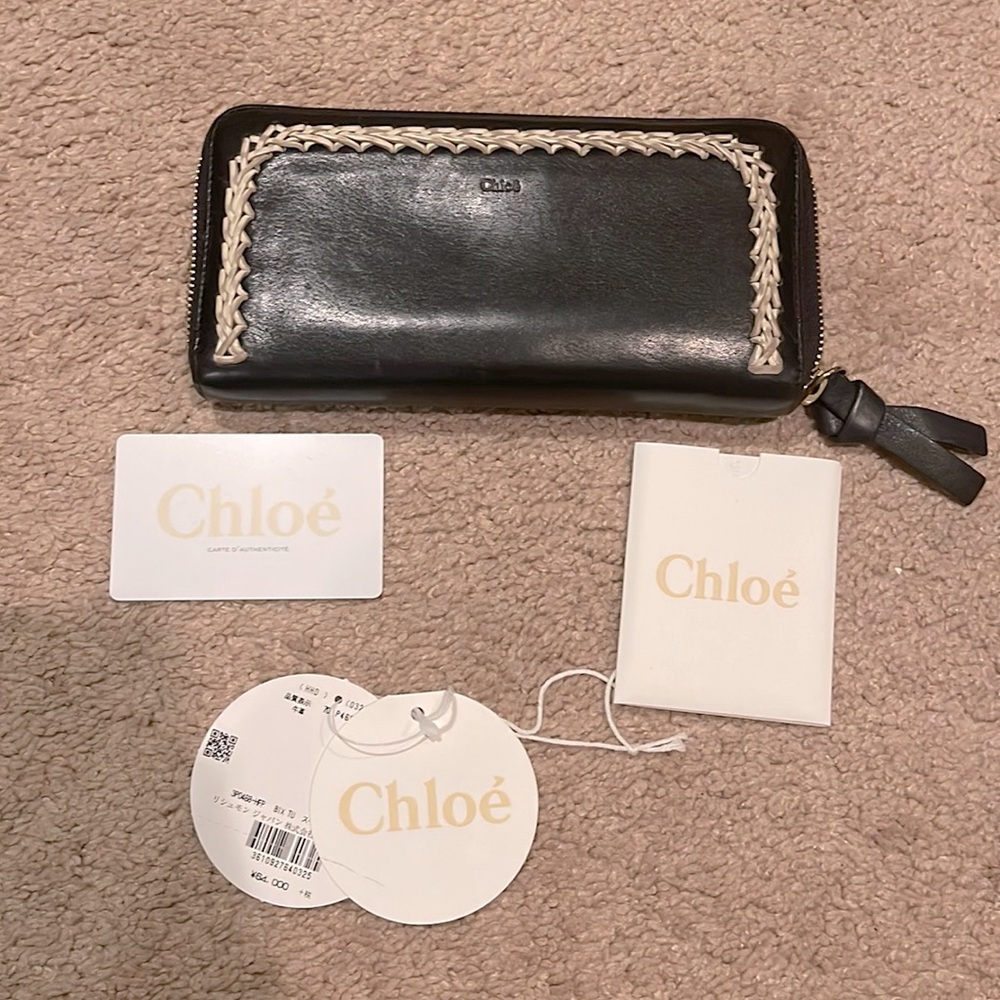 Chloe Long PORTEFEUIL BIX zipper wallet